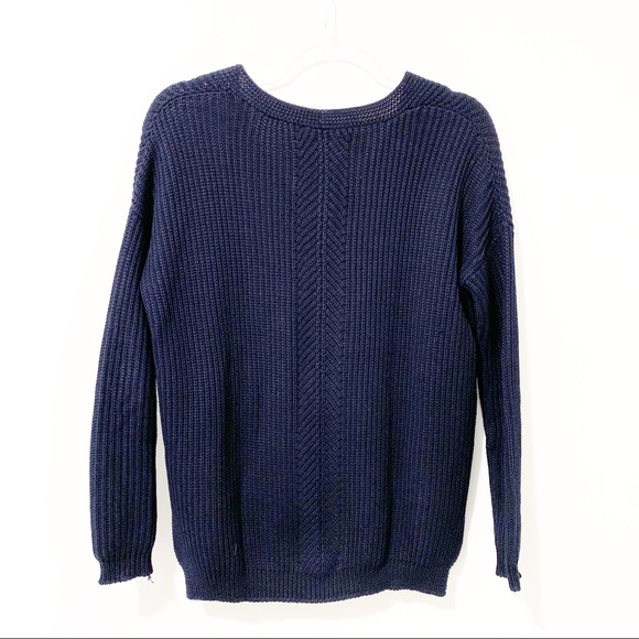 Vince V-neck Tunic Sweater - Picture 3 of 8